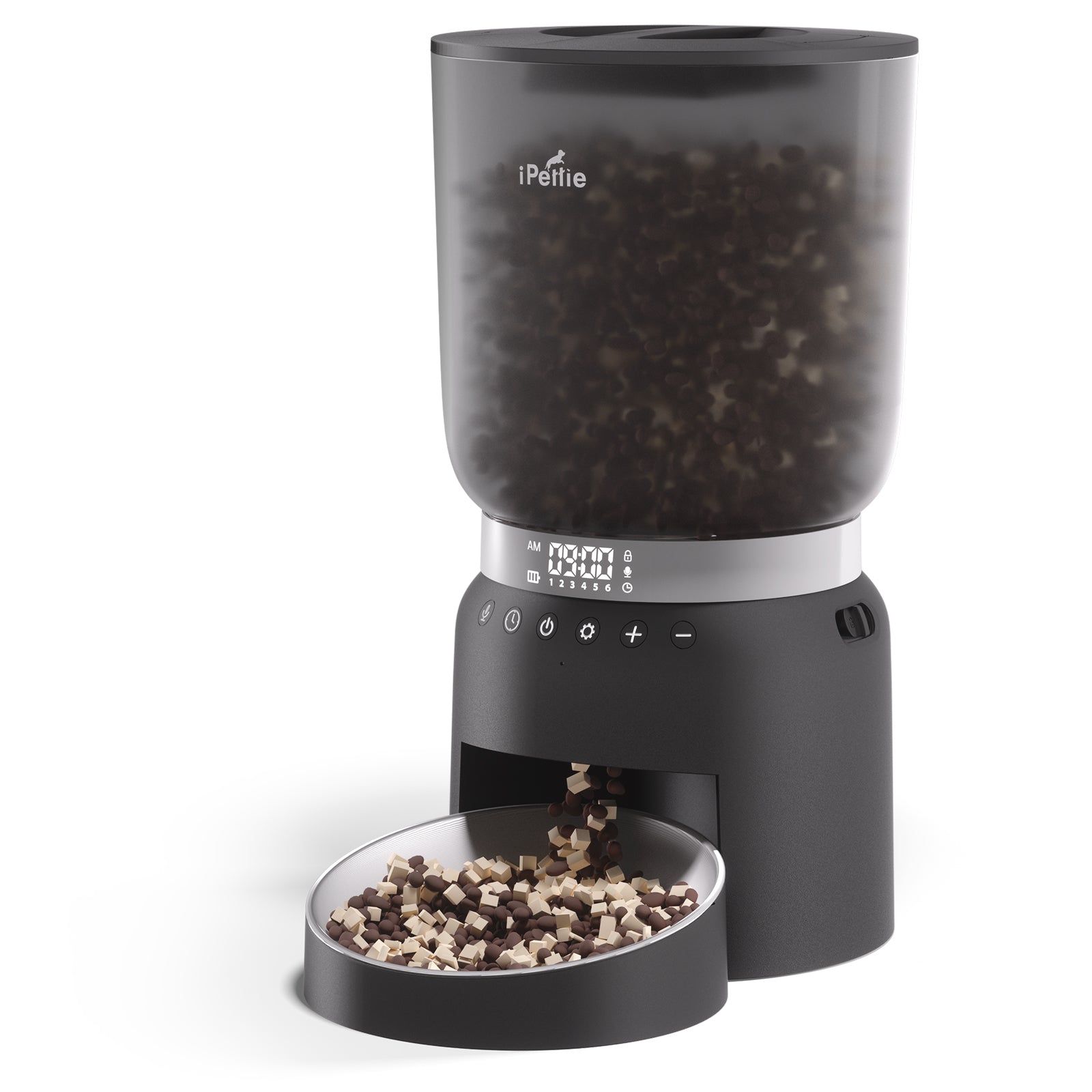 Image showcasing Hourglass Automatic Pet Feeder | Holds 30 Meals for Cats or 15 Meals ...