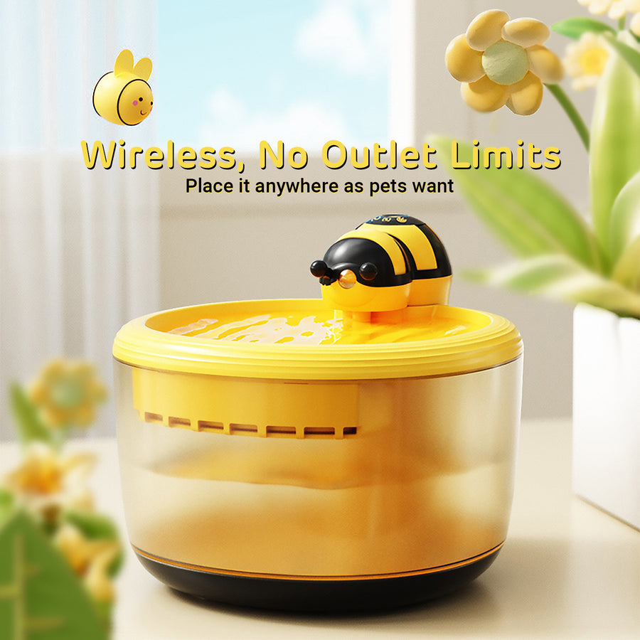 Honeybee Wireless Cat Water Fountain