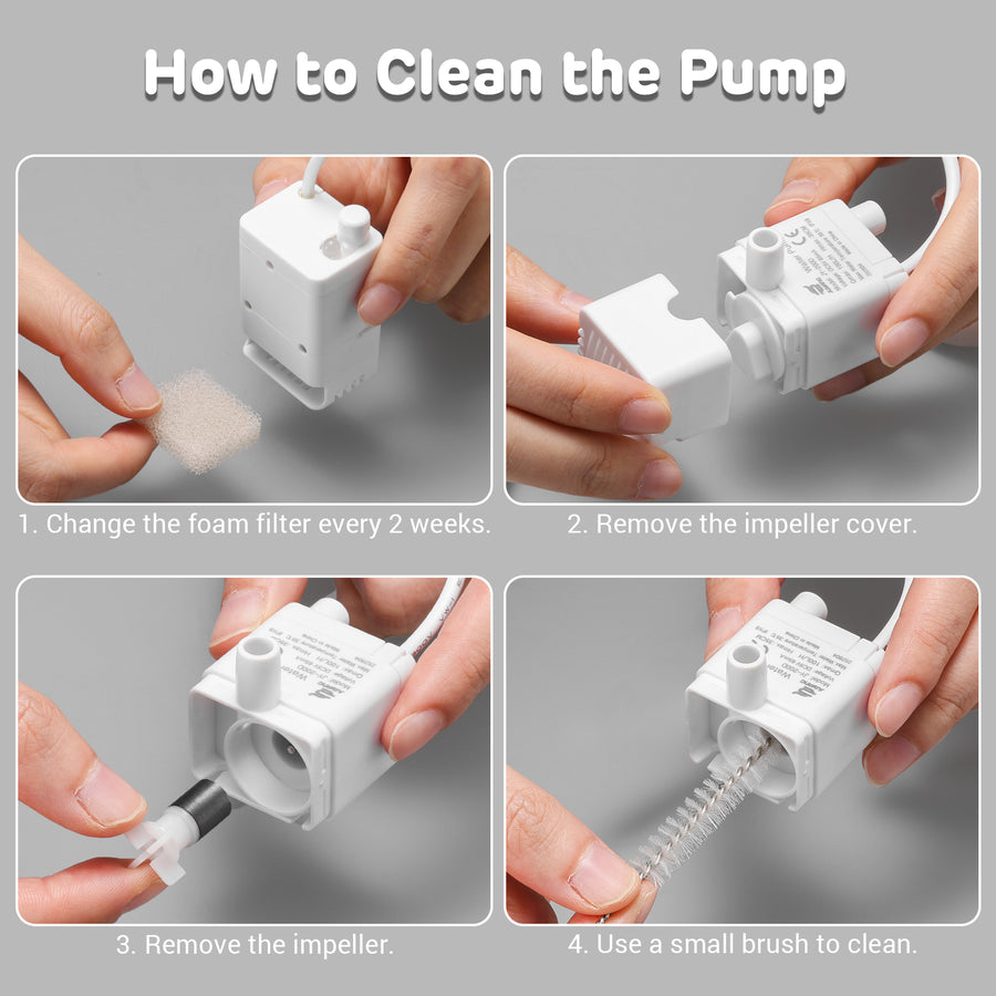 Ceramic Pet Water Fountain Pump