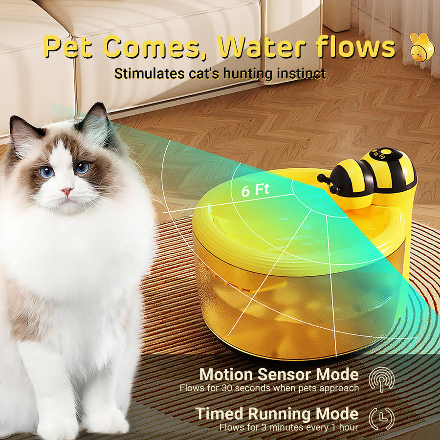 Honeybee Wireless Cat Water Fountain