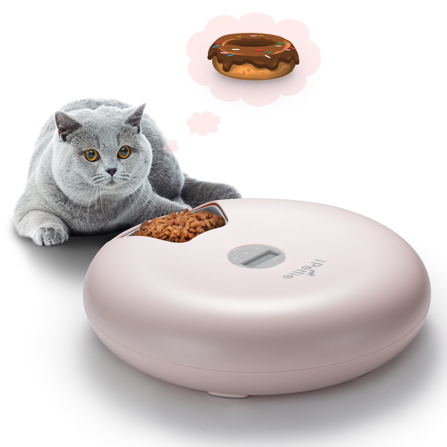 Donut 6-meal Automatic Pet Feeder