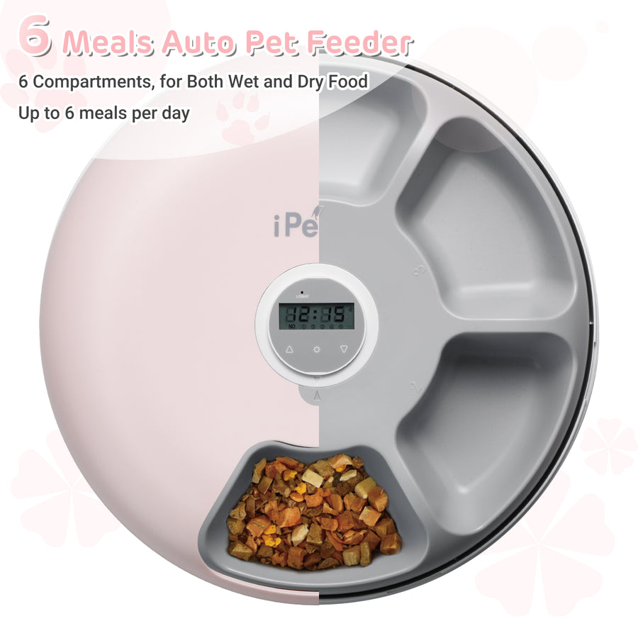 Donut 6-meal Automatic Pet Feeder