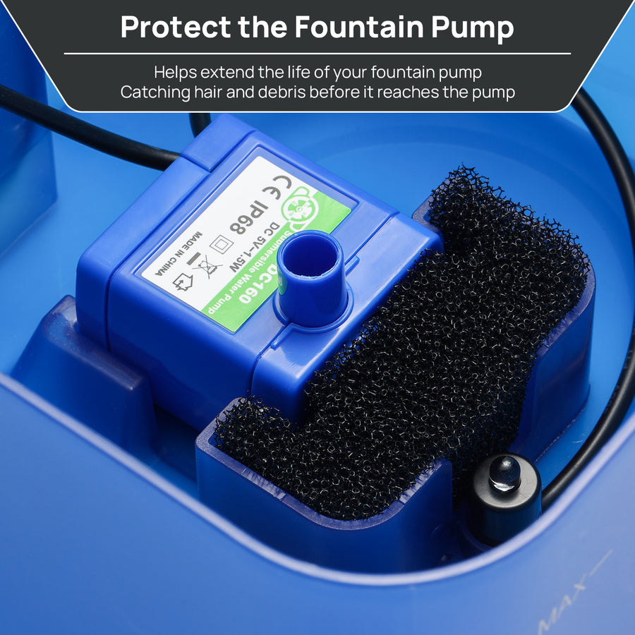 Neverland Pet Water Fountain Replacement Pump Sponge Filter 4 Pack