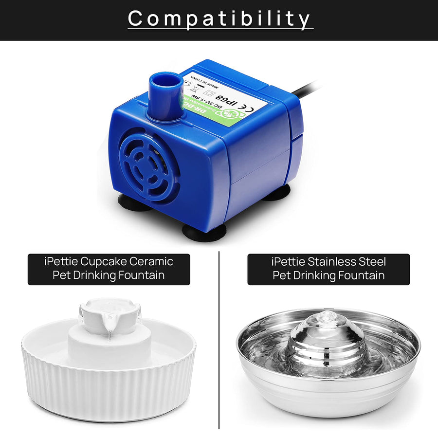 Stainless Steel Pet Water Fountain Replacement Pump