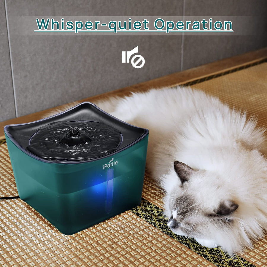 Kamino Pet Water Fountain,Translucent Green