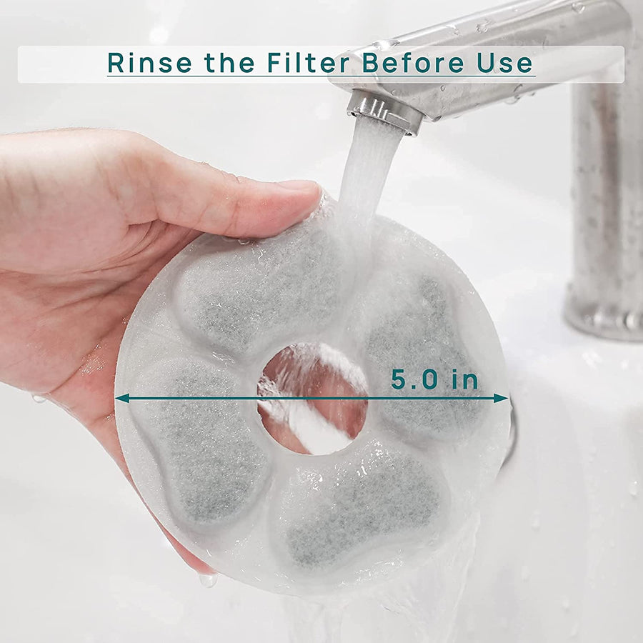 Kamino Pet Water Fountain Replacement Filters 6 Pack